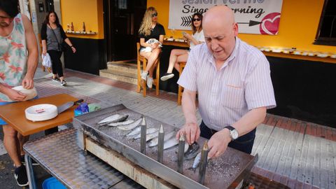 Plaza de Espa�a preparativos de san Juan 