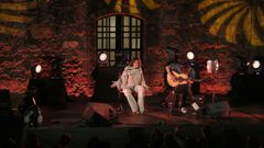Rosala fue una de las artistas que pas por el escenario del castillo de San Antn.