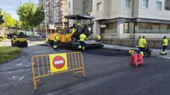 Trabajos de asfaltado esta semana en el primer tramo de Augusto Garc�a S�nchez