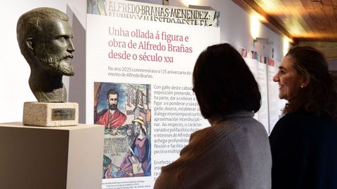 Exposici�n sobre Alfredo Bra�as en el Colexio de Fonseca