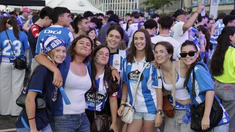 Ambiente deportivista en la Fan zone