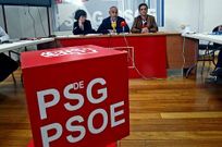 Presentaci�n del Comit� Electoral en la sede de Pontevedra.