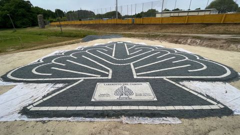 El laberinto del Camino de Santiago en Palas de Rei.