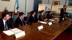 Un t�cnico explic� en la subdelegaci�n del gobierno el plan de encauzamiento de sarria