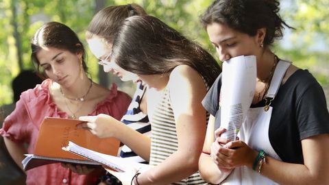 Nervios y ltimos repasos en la Universidad de Vigo