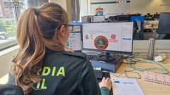Imagen del equipo de Civerdelincuencia de la Guardia Civil