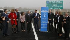 El presidente de la Xunta inaugur� ayer por la ma�ana el tramo Monforte-B�veda. 