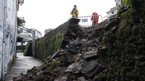 Poco a poco, la gente fue llegando a la zona este domingo