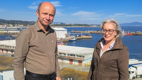 Vicente Mario de Bricio y Herminia Pouso, dos de los concejales del PBBI firmantes de la mocin de censura.