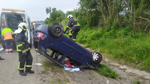 Accidente de trfico en Llanes