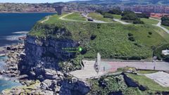 Vista general del acantilado de Cimavilla