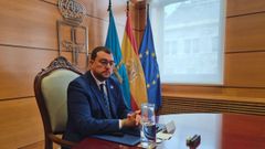 El presidente del Principado de Asturias, Adri�n Barb�n