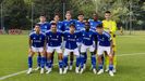 Once inicial del Real Oviedo Vetusta ante el Jpiter Leons