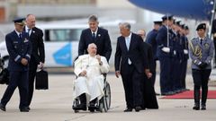 El papa Franciscovisita Portugal.