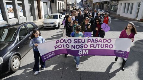 Manifestaci�n del 8M en Guitiriz.