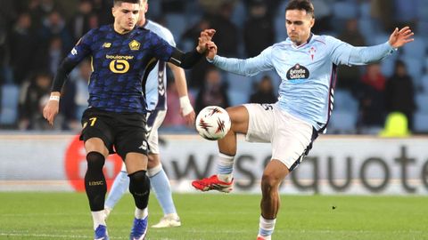 Miguel Rom�n complet� un gran partido ante el Lille