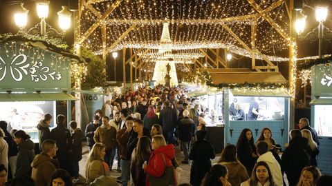Imagen de archivo del mercado de Navidad de la Alameda 