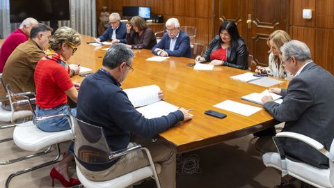 Reunin de la Junta de Gobierno de la Diputacin este martes.