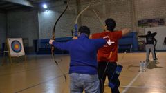 Uno de los momentos del entrenamiento