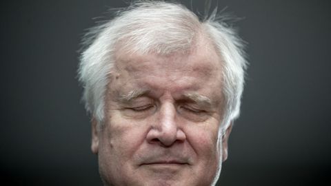 El l�der de la CSU b�vara, Horst Seehofer