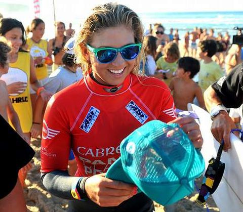 Sage Erickson defenderá el título en el arenal de Valdoviño.