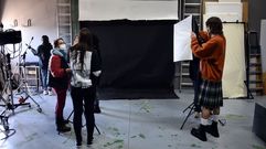 La escuela de arte y dise�o Pablo Picasso de A Coru�a volvi� a las clases presenciales este lunes