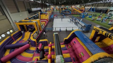 Edición anterior del parque multiaventura «Funtastik - No Limits» en Expourense.