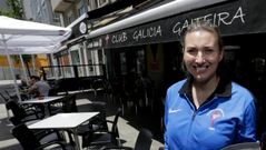Vanesa Docampo, propietaria del bar Galicia Gaiteira.