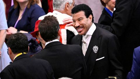 El cantante  y actor estadounidense Lionel Richie