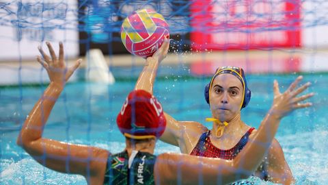 Daniela Moreno, en el partido contra Sudáfrica.