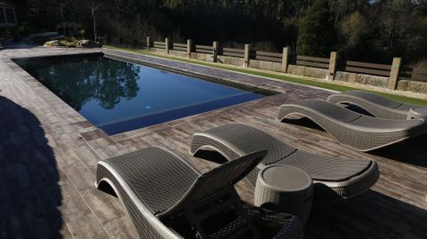 La piscina al aire libre