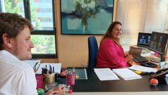 la consejera de Educaci�n, Lydia Espina, y el director general de Ordenaci�n, Evaluaci�n y Equidad Educativa, David Artime