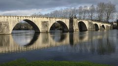 Una de las etapas atraviesa esta Ponte do Prado, sobre el r�o C�vado, entre Braga y Vila Verde