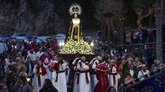 Procesi�n de Dores en Fisterra, en imaxe de arquivo