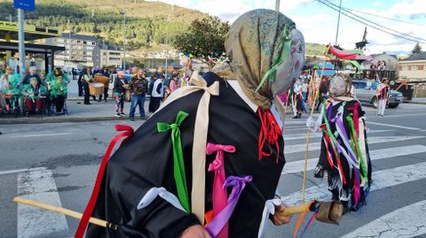 El fargalleiro es el personaje tradicional del entroido de A Ra de Valdeorras.