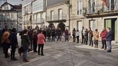 Imagen de archivo de un acto por el 25N en Ribadavia