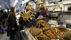 Ambiente en la plaza de Lugo a un d�a de fin de a�o