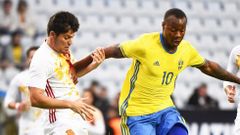 Mer�, el pasado lunes con la sub-21