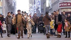 Imaxe de arquivo da chegada do Apalpador a Lugo