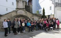 Estudiantes del College de Worcester de intercambio en Mondo�edo.