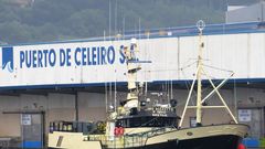 La lonja de Puerto de Celeiro, que coopera con el colegio de Celeiro en el acto divulgativo para escolares