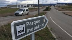 Acceso al pol�gono industrial de Ribadeo