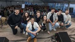 Integrantes de Lorelia, nun concerto ofrecido na Foliada Inllar de Ponteceso 