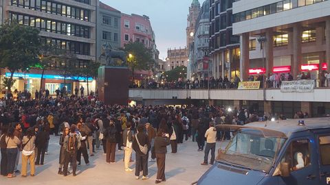 Protesta este martes en la plaza Joao I de Oporto