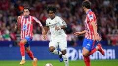 Endrick.Endrick con el Real Madrid frente al Atl�tico