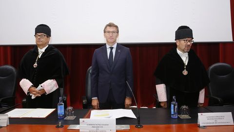 El acto de apertura del curso acadmico en las universidades gallegas