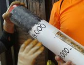 COLILL�METRO. Entre julio y agosto recogieron 14.500 colillas.