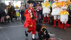 San Cibrao celebr� un concurso de disfraces