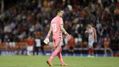 Roberto Fern�ndez en su �ltimo partido como profesional, en 2018