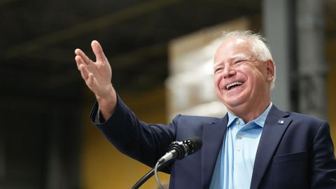Tim Walz, candidato dem�crata a vicepresidente de EE.UU.